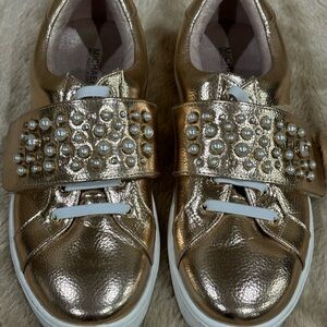 Rose gold, Michael Kors, tennis shoes